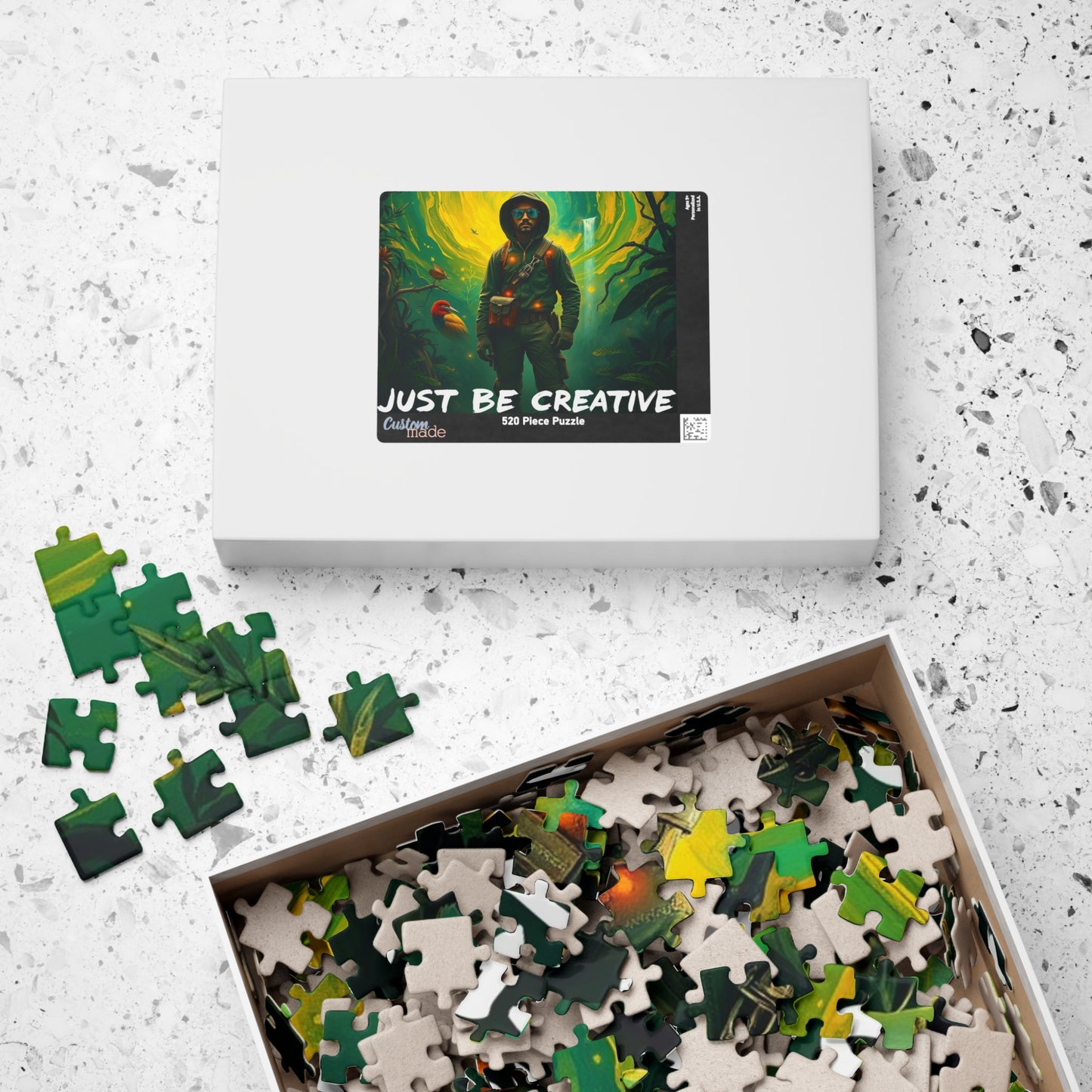 Jigsaw Puzzle, Van Gogh Surreal Jungle Explore, 252-Piece, Artistic Activity Game, Educational Mind Game, Family Fun Gift, Indoor