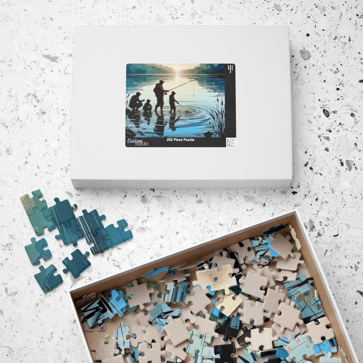 Fishing Puzzle Family Fun Brain Teaser Made to Order
