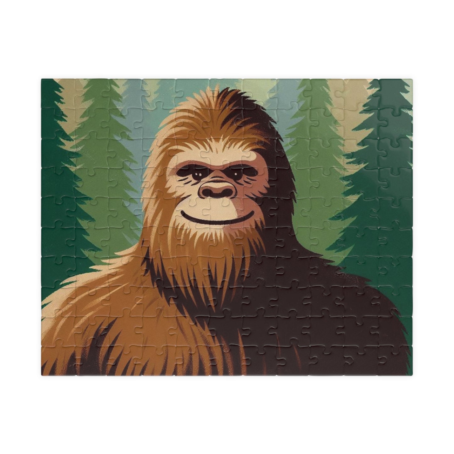 Jigsaw Puzzle - Big Foot Brain Teaser Game - Great Gift Idea for Kids and Adults - Educational Toy, Sasquatch Theme, 110-1014 Piece Set, Fun