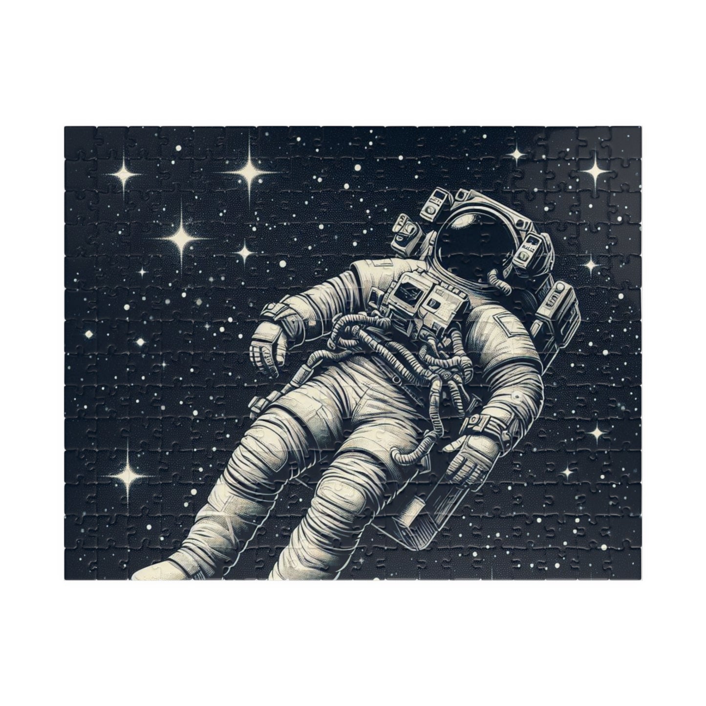 Space Puzzle - Astronaut Floating in Space, Galaxy Jigsaw Puzzle, Outer Space Game, Celestial Puzzle, Astronomical Puzzle for Adults and