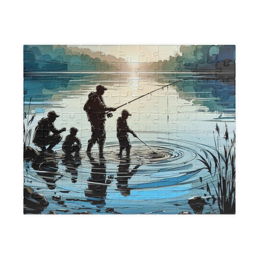 Fishing Puzzle Family Fun Brain Teaser Made to Order