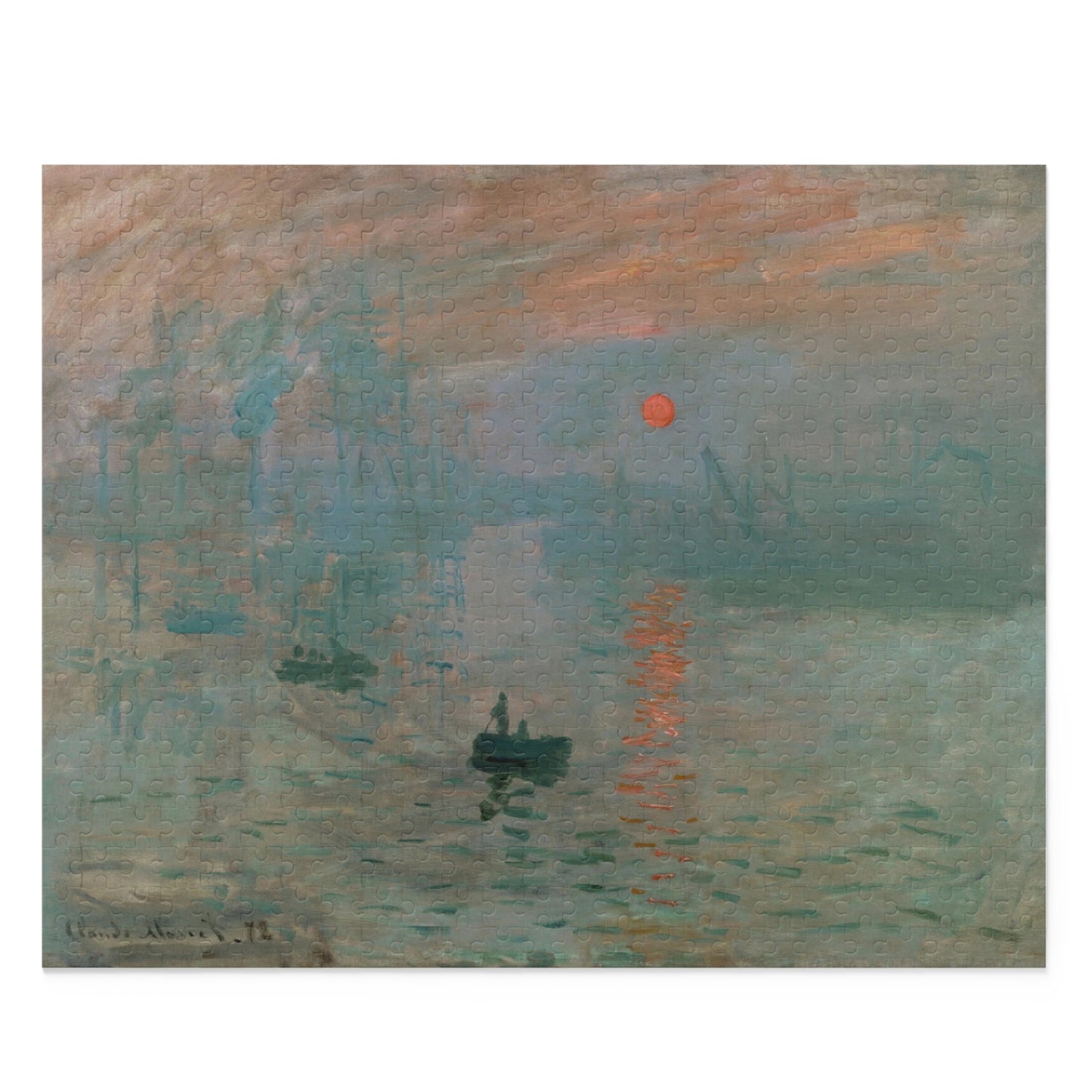 Monet Impression, Sunrise Puzzle Perfect Gift for Art Lovers Puzzle (120, 252, 500-Piece)