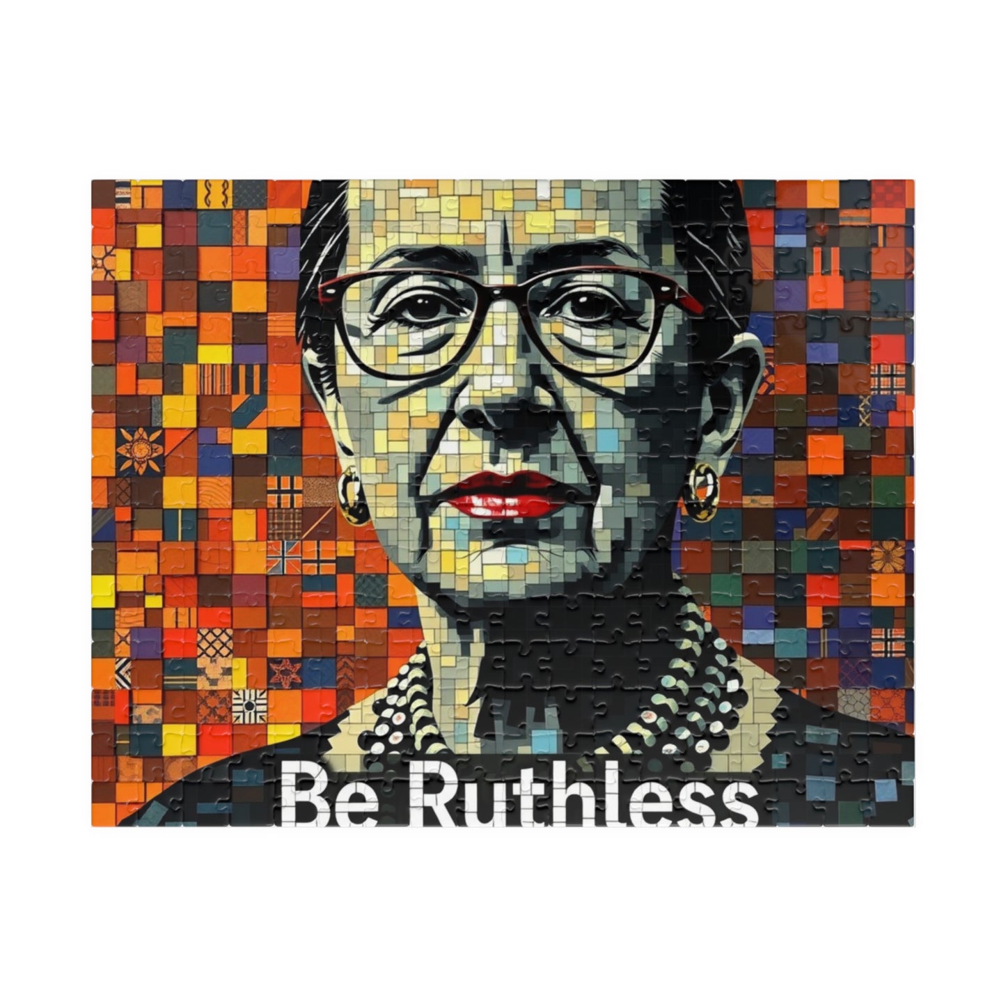 Jigsaw Puzzle, Feminist Ruth Bader Ginsberg Puzzle - 110, 252, 520, 1014-Piece, RBG, Women Empowerment, Female Justice, Gender Equality,