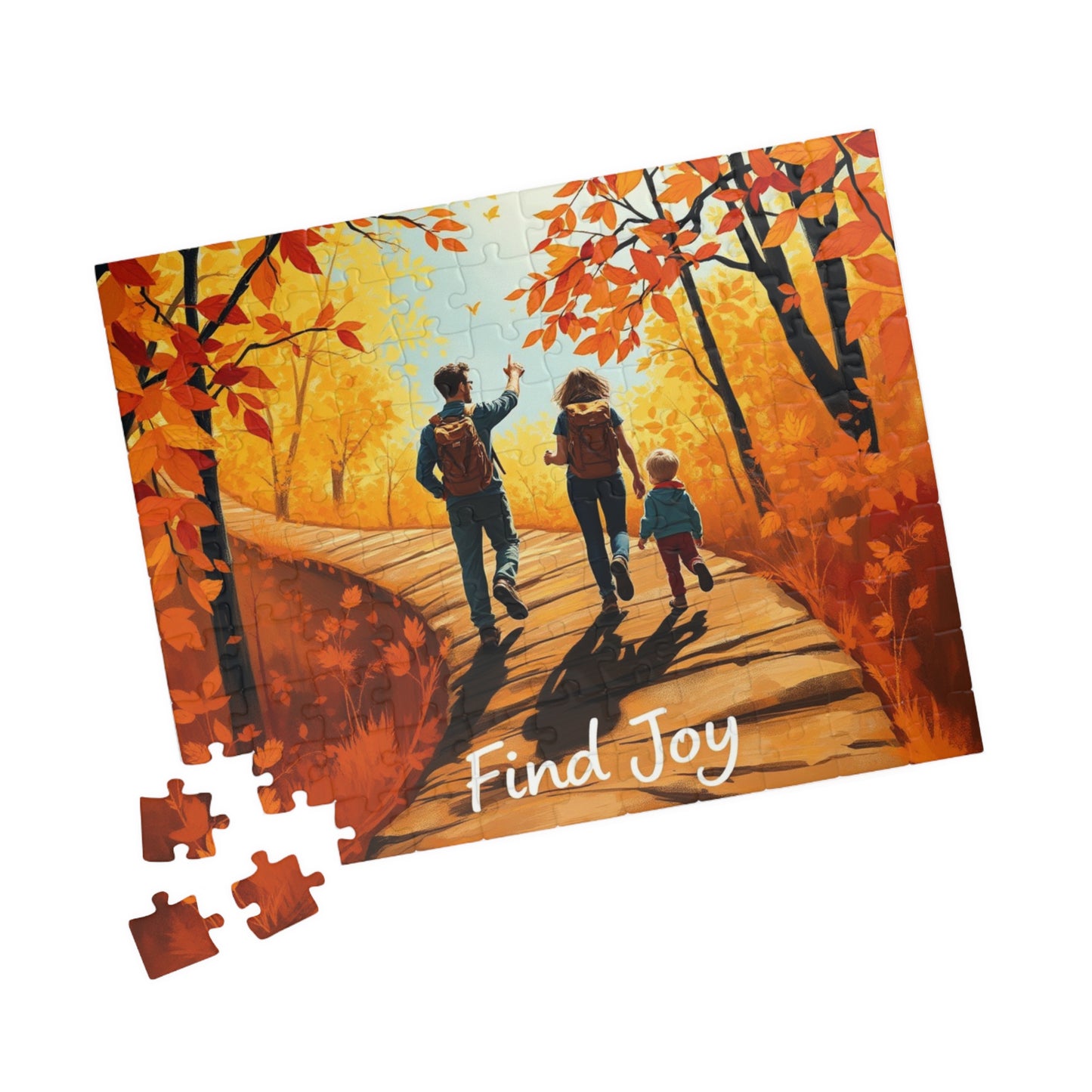 Jigsaw Puzzle, Impressionist van Gogh Inspired, Brain Teaser, Great Gift, Family Fun, Fall Design, Made to Order