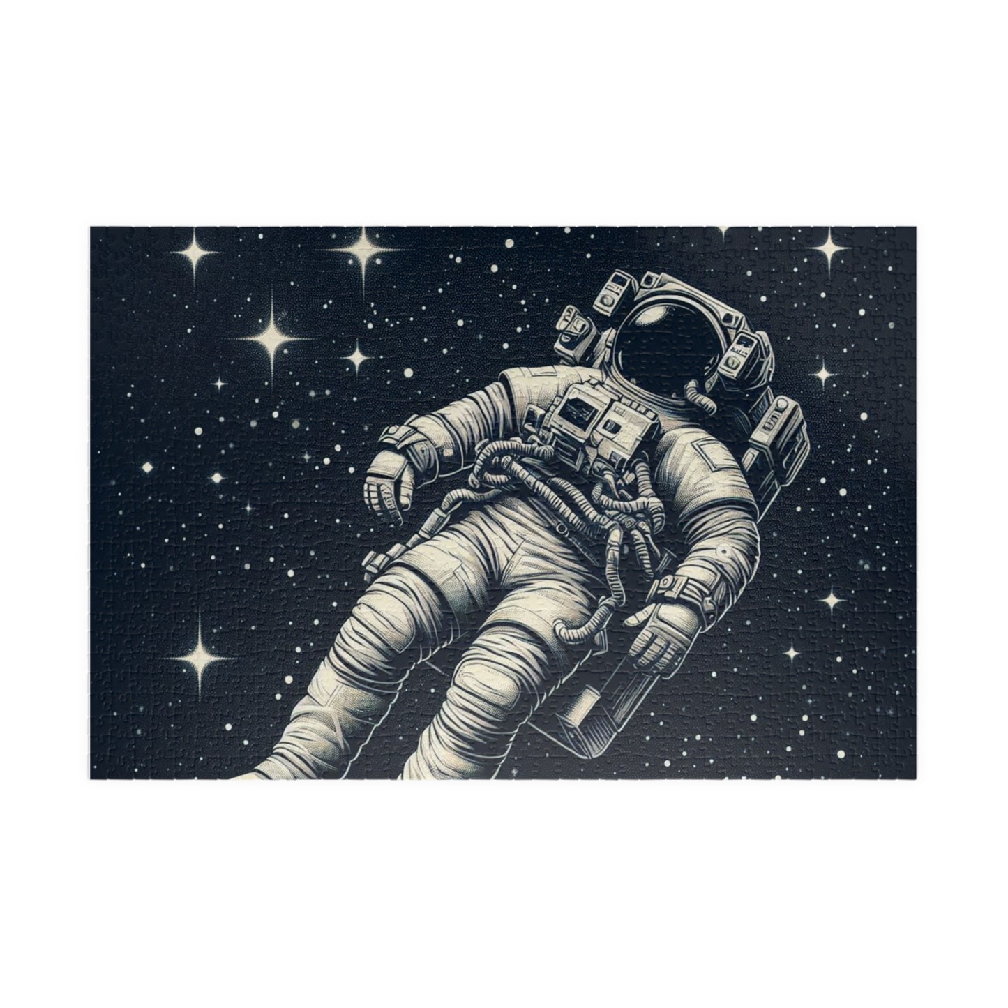 Space Puzzle - Astronaut Floating in Space, Galaxy Jigsaw Puzzle, Outer Space Game, Celestial Puzzle, Astronomical Puzzle for Adults and