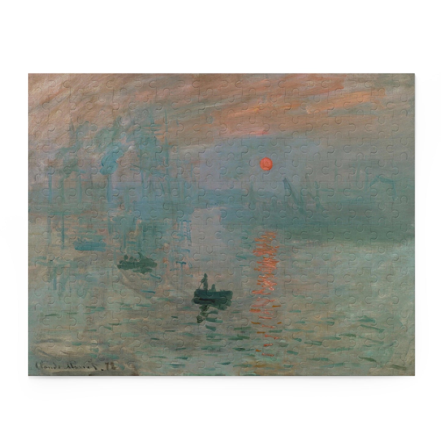 Monet Impression, Sunrise Puzzle Perfect Gift for Art Lovers Puzzle (120, 252, 500-Piece)