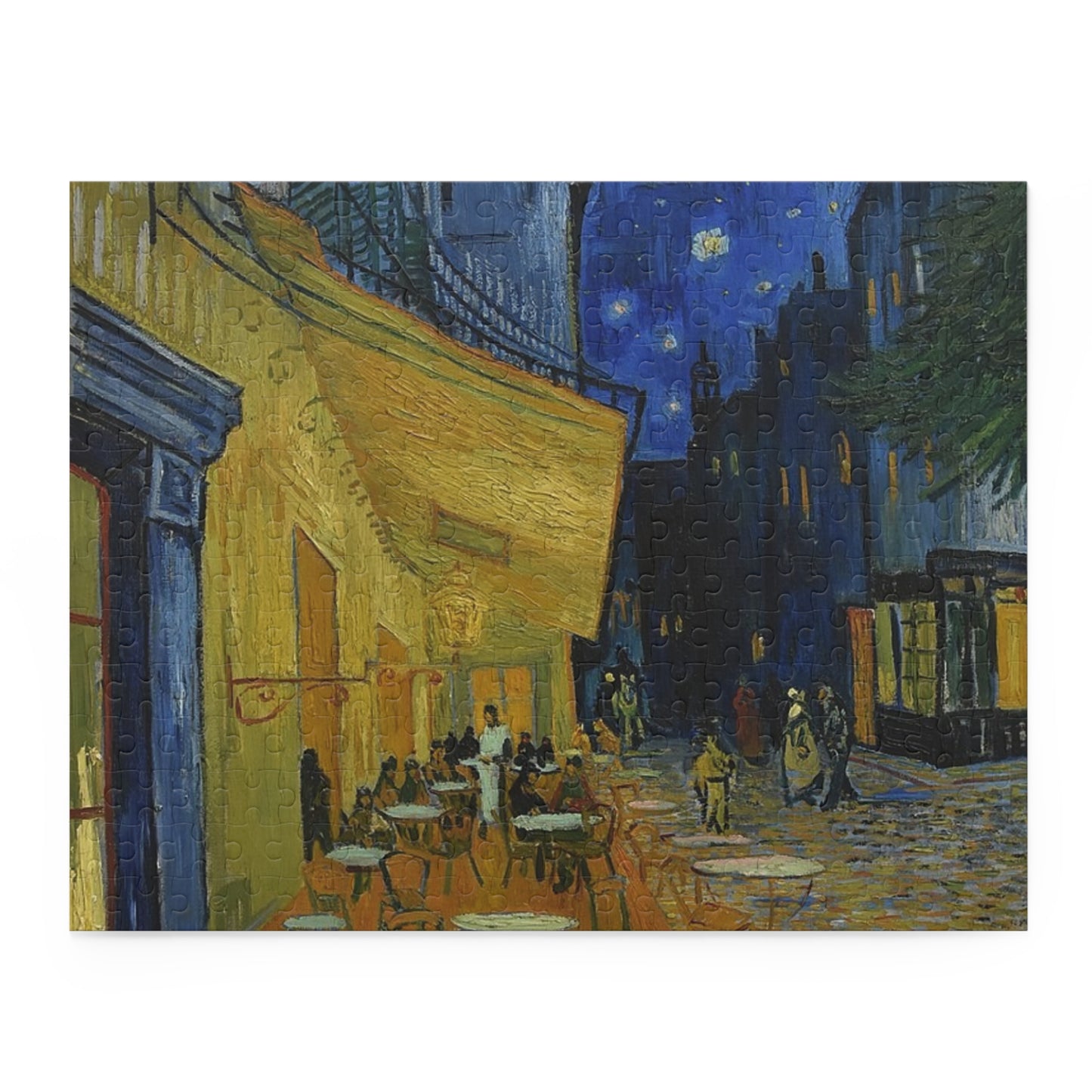 Puzzle, Cafe Terrace at Night Van Gogh Puzzle - 120, 252, 500-Piece Jigsaw, Art Lover Gift, Relaxation Activity, Home Decor, Holiday Present