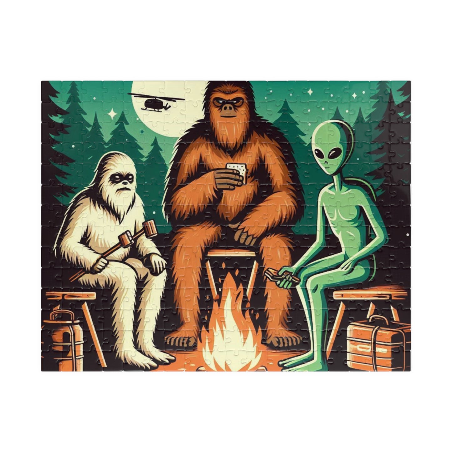 Cryptid Puzzle: Bigfoot, Yeti, Alien, Made-to-Order