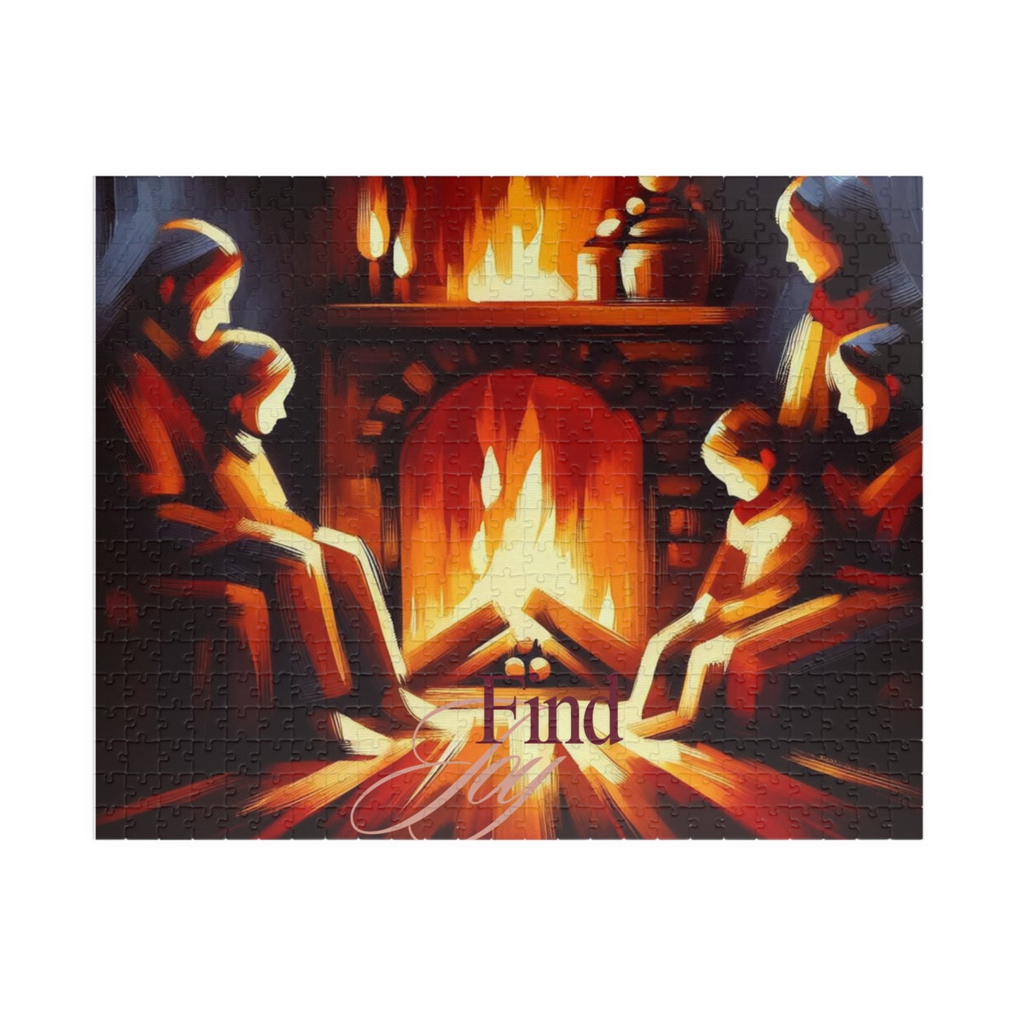 Impressionist Hearth Side Family Bonding Puzzle