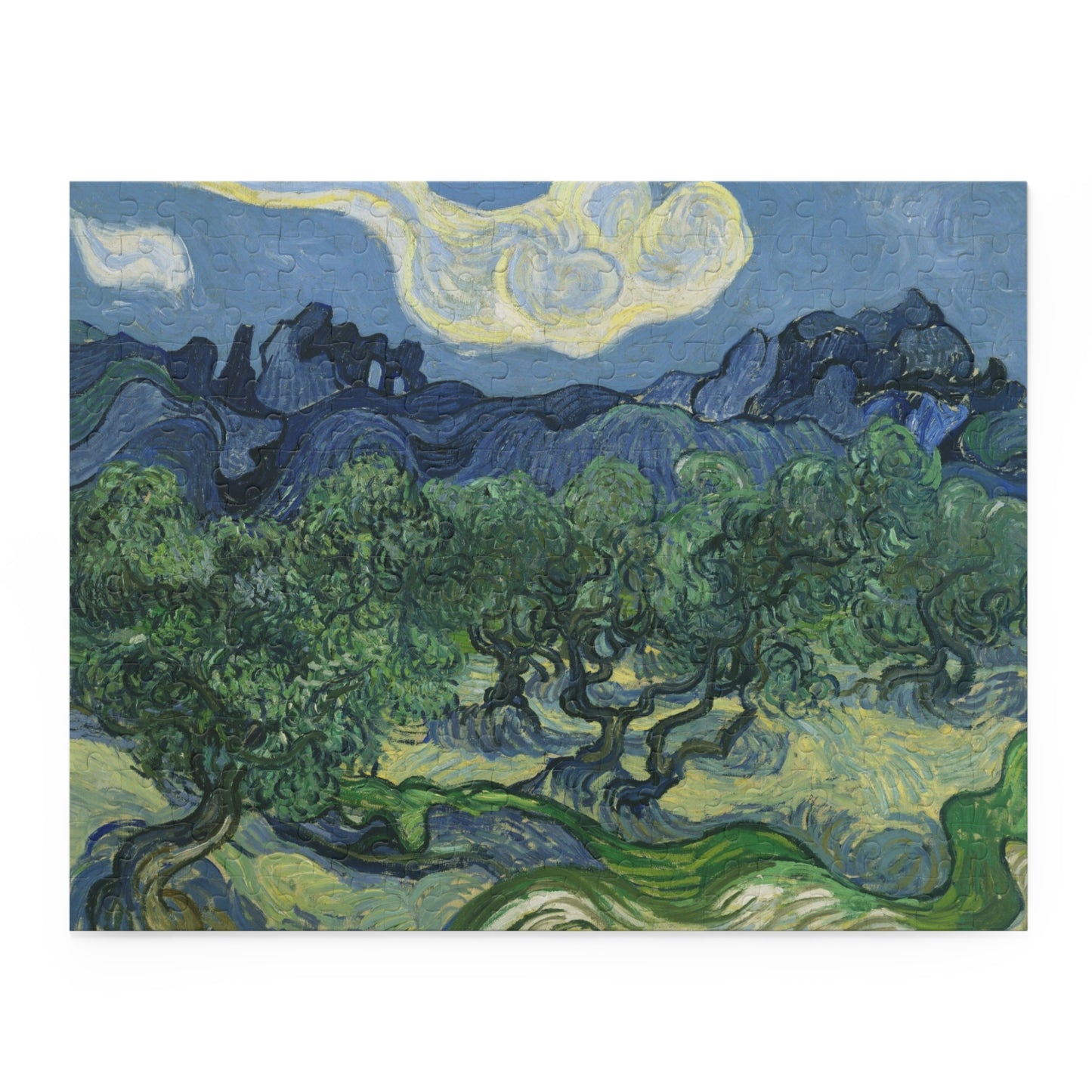 500-Piece Puzzle, The Olive Trees by Van Gogh, Jigsaw Puzzle, Art Puzzle, Stress Relief Activity, Home Decor, Gift Idea