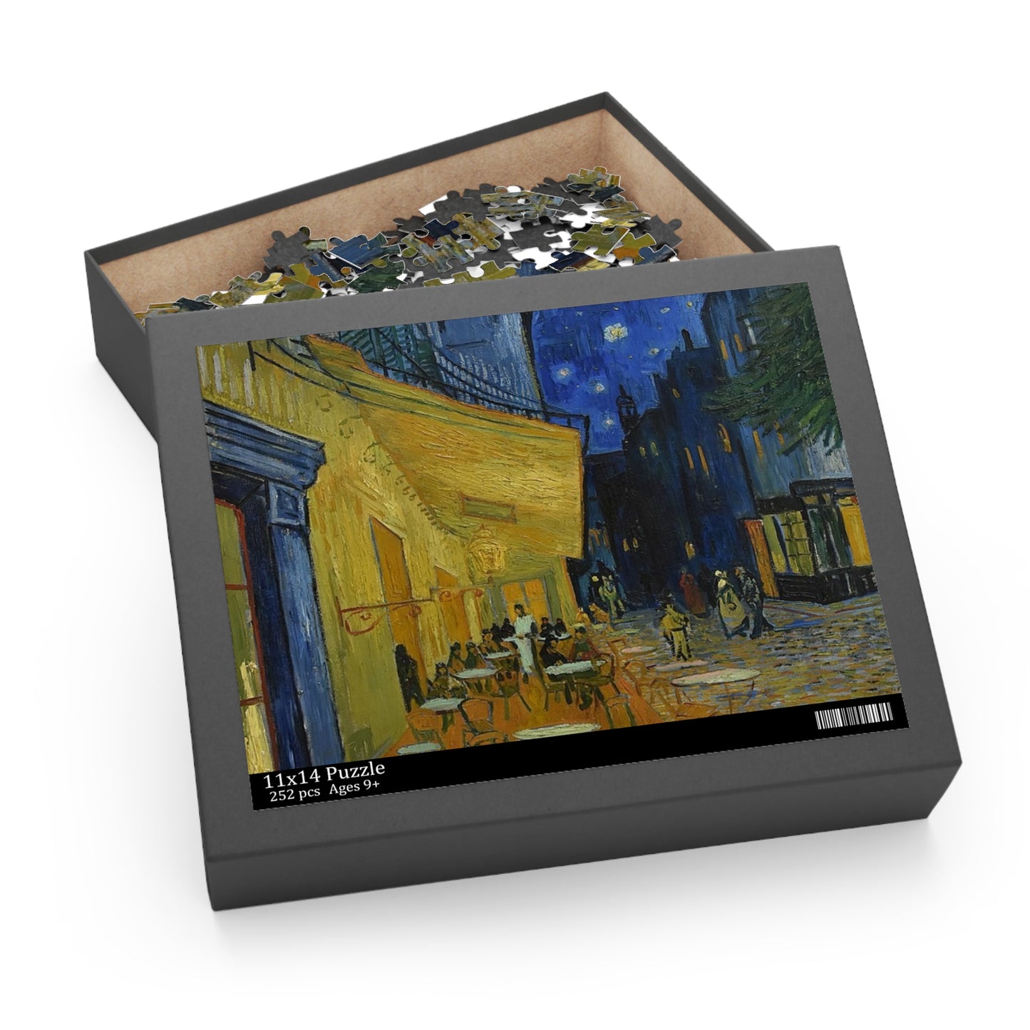 Puzzle, Cafe Terrace at Night Van Gogh Puzzle - 120, 252, 500-Piece Jigsaw, Art Lover Gift, Relaxation Activity, Home Decor, Holiday Present