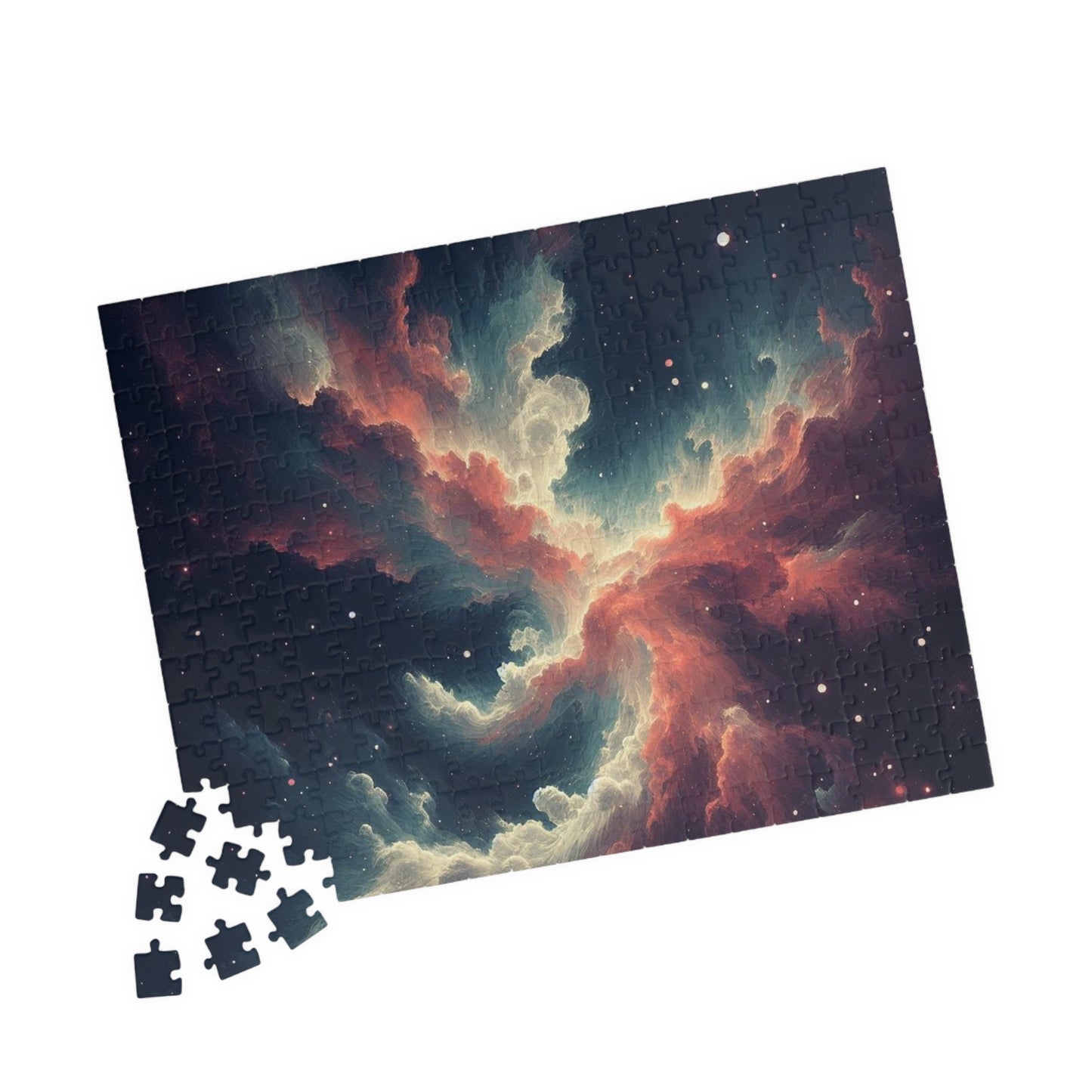 Detailed Minimalist Abstract  Nebula Puzzle Awesome Gift for Space Lovers (110, 252, 520, 1014-piece)