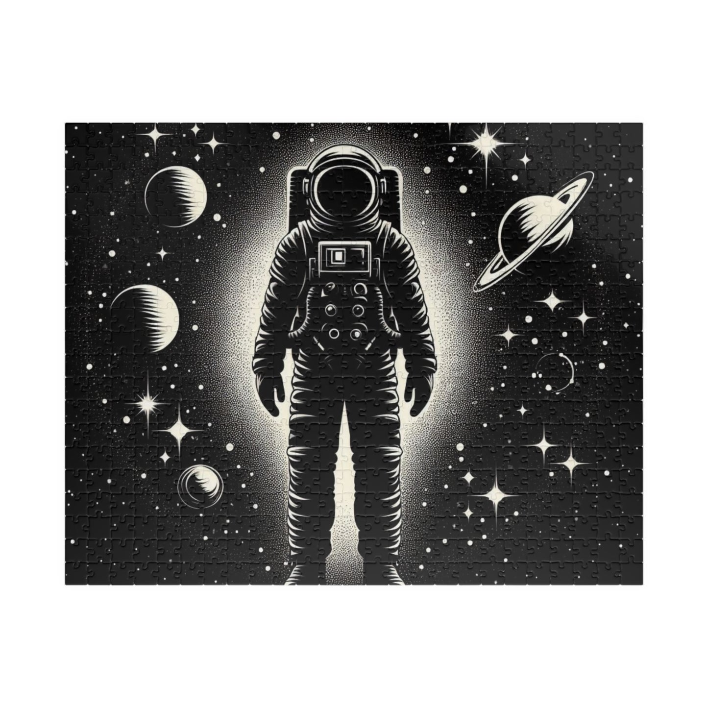 Puzzle - Astronaut in Space with Planets and Stars, 520-Piece Jigsaw, Relaxing Space Puzzle, Fun Family Activity, Educational Toy for Kids