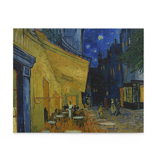 Puzzle, Cafe Terrace at Night Van Gogh Puzzle - 120, 252, 500-Piece Jigsaw, Art Lover Gift, Relaxation Activity, Home Decor, Holiday Present