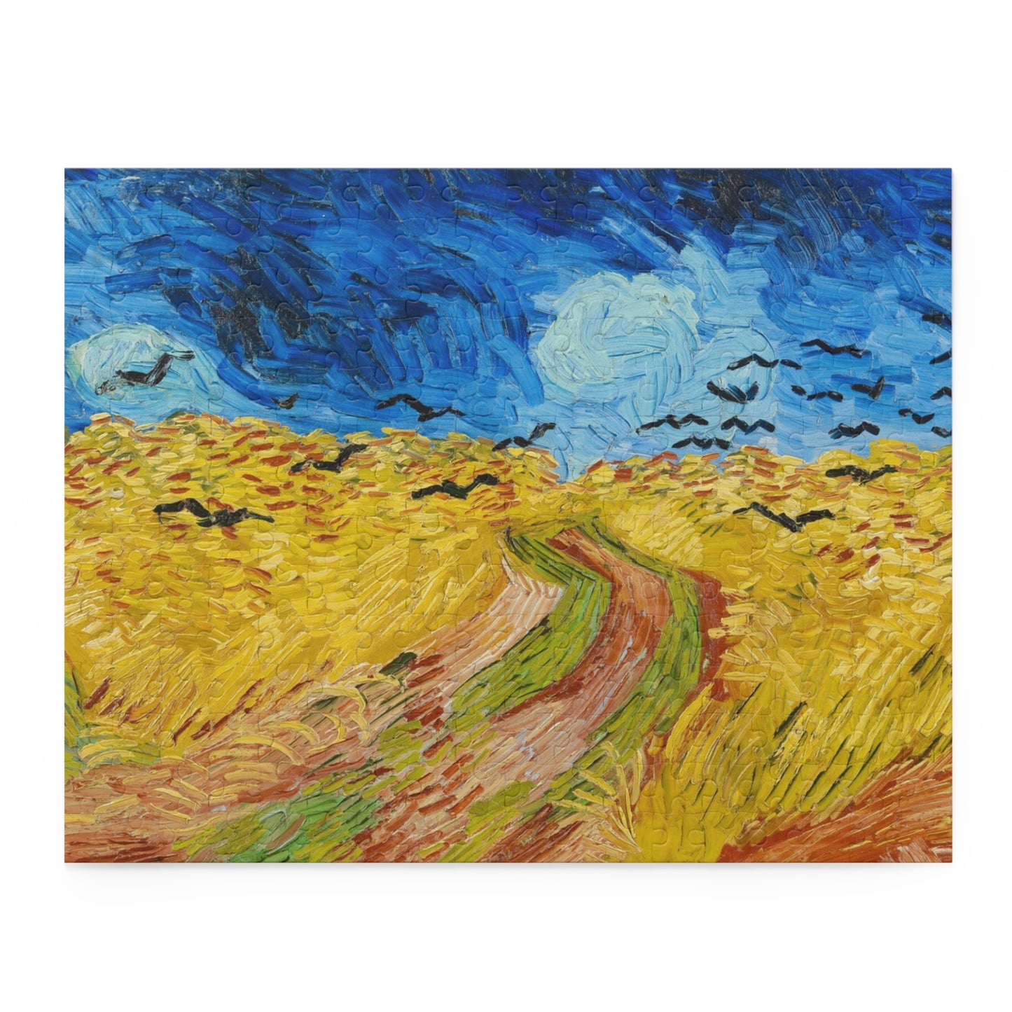 Van Goghs Wheatfield with Crows Puzzle Perfect Gift for Art Enthusiasts Puzzle (120, 252, 500-Piece)