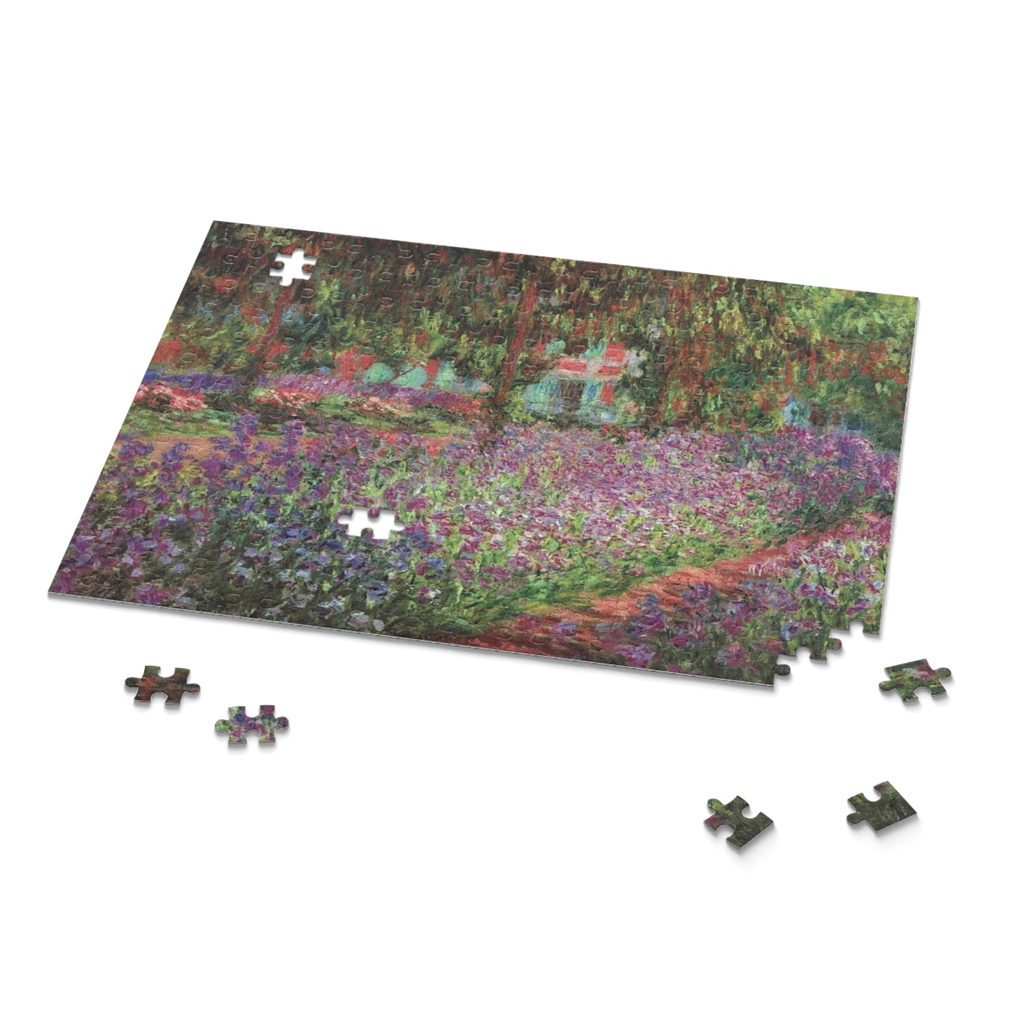 Jigsaw Puzzle, Monet Puzzle The Artist's Garden at Giverny, 120-Piece Puzzle, 252-Piece Puzzle, 500-Piece Puzzle, Puzzle Game, Art Puzzle