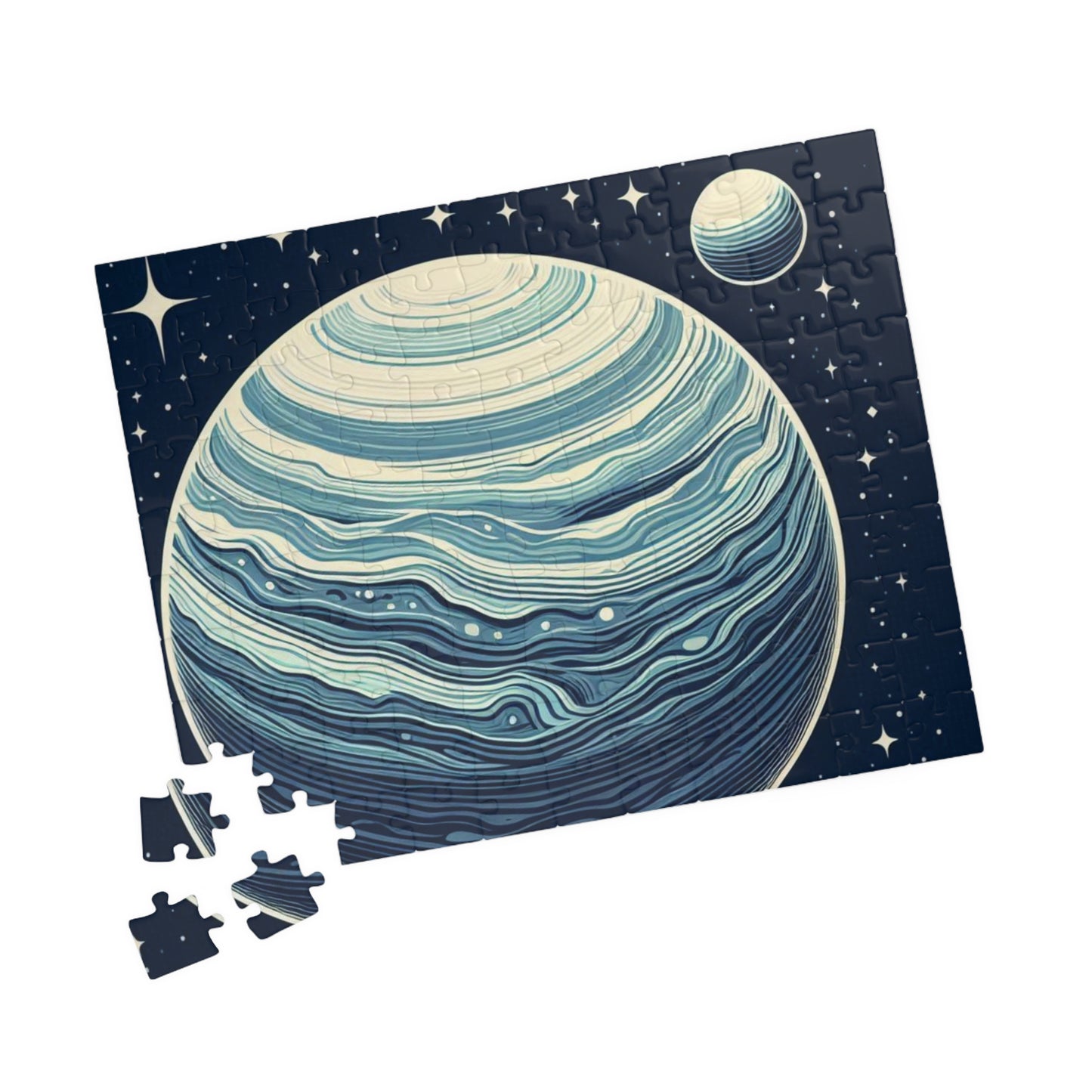 Space Puzzle, Neptune Galaxy Jigsaw, Celestial Astronomy Game, 252 520 1014 pieces, Planetary Challenge, Cosmic Mind Exercise, Stars