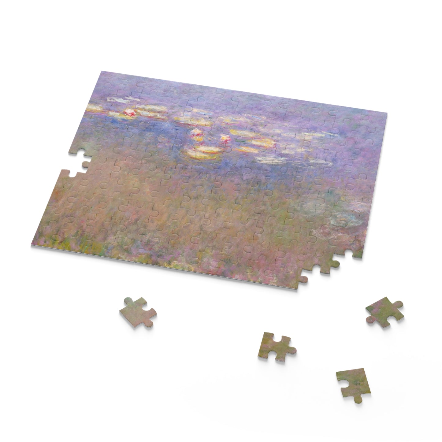 Water Lilies Puzzle Inspired by Monet Agapanthus