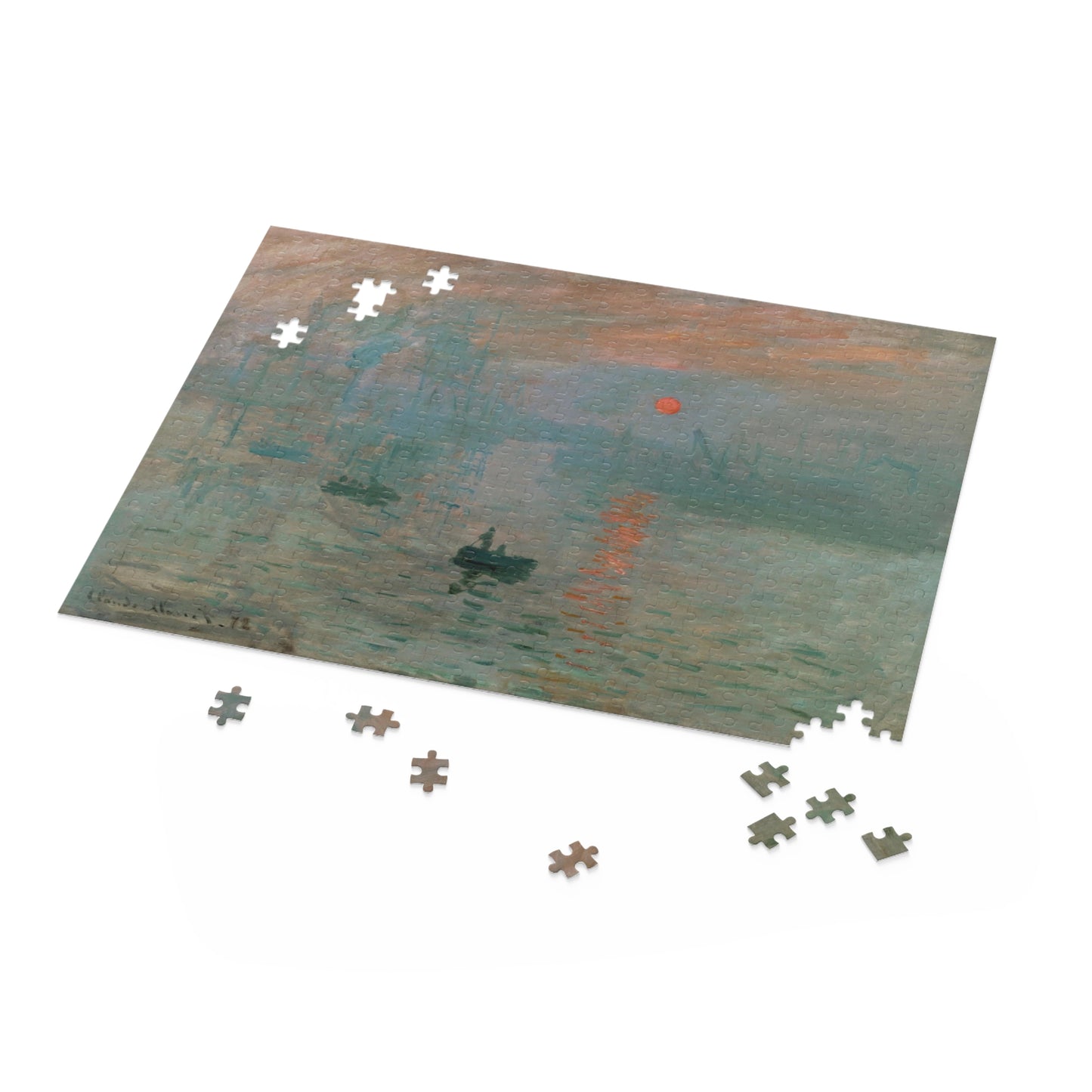 Monet Impression, Sunrise Puzzle Perfect Gift for Art Lovers Puzzle (120, 252, 500-Piece)