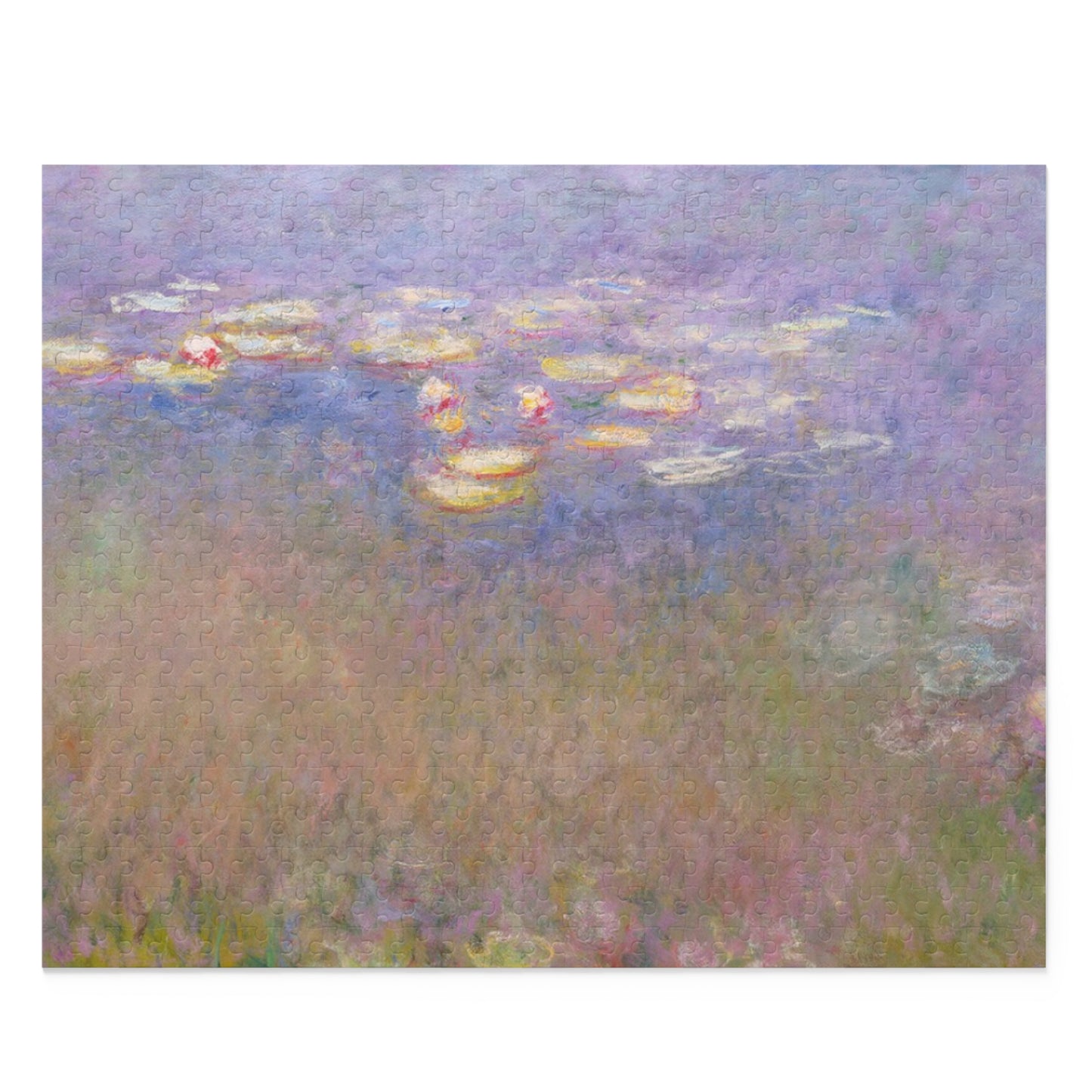 Water Lilies Puzzle Inspired by Monet Agapanthus