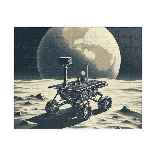 Puzzle, Moon Rover, Great Gift for Science Lovers, Outerspace Jigsaw, NASA, Original Design, Made-to-Order Puzzle