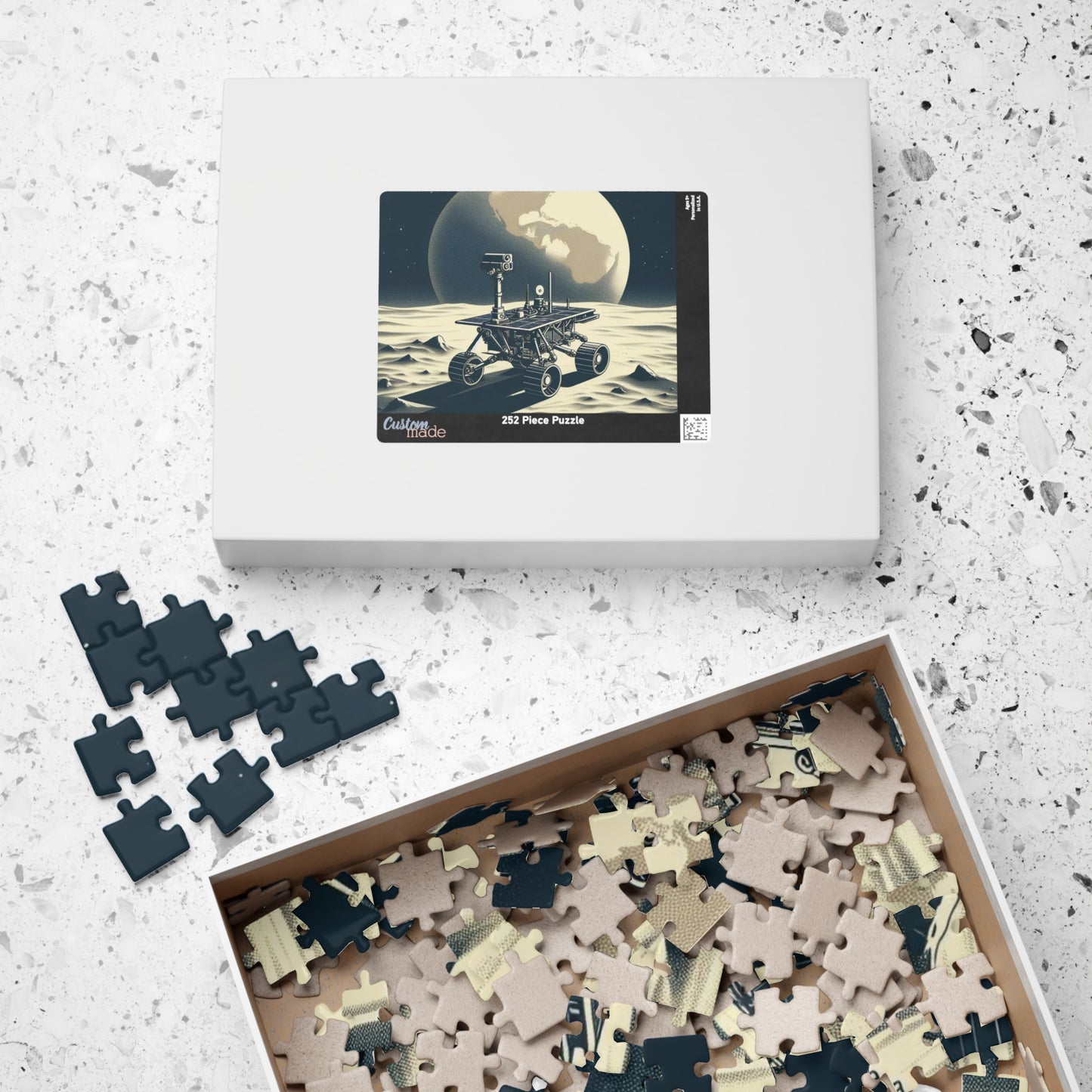 Puzzle, Moon Rover, Great Gift for Science Lovers, Outerspace Jigsaw, NASA, Original Design, Made-to-Order Puzzle