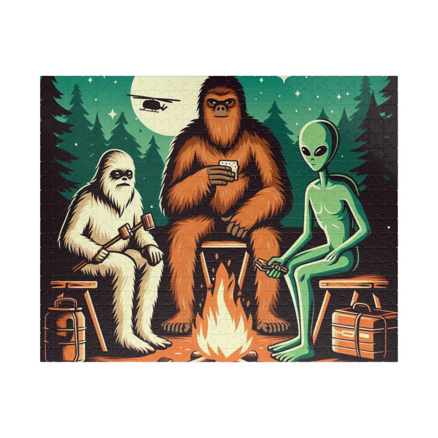 Cryptid Puzzle: Bigfoot, Yeti, Alien, Made-to-Order