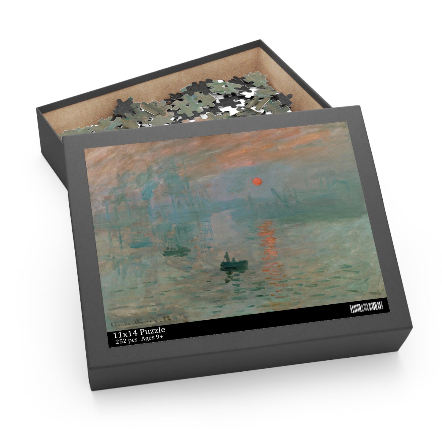 Monet Impression, Sunrise Puzzle Perfect Gift for Art Lovers Puzzle (120, 252, 500-Piece)