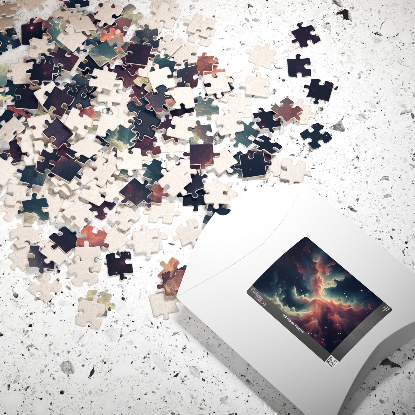 Detailed Minimalist Abstract  Nebula Puzzle Awesome Gift for Space Lovers (110, 252, 520, 1014-piece)