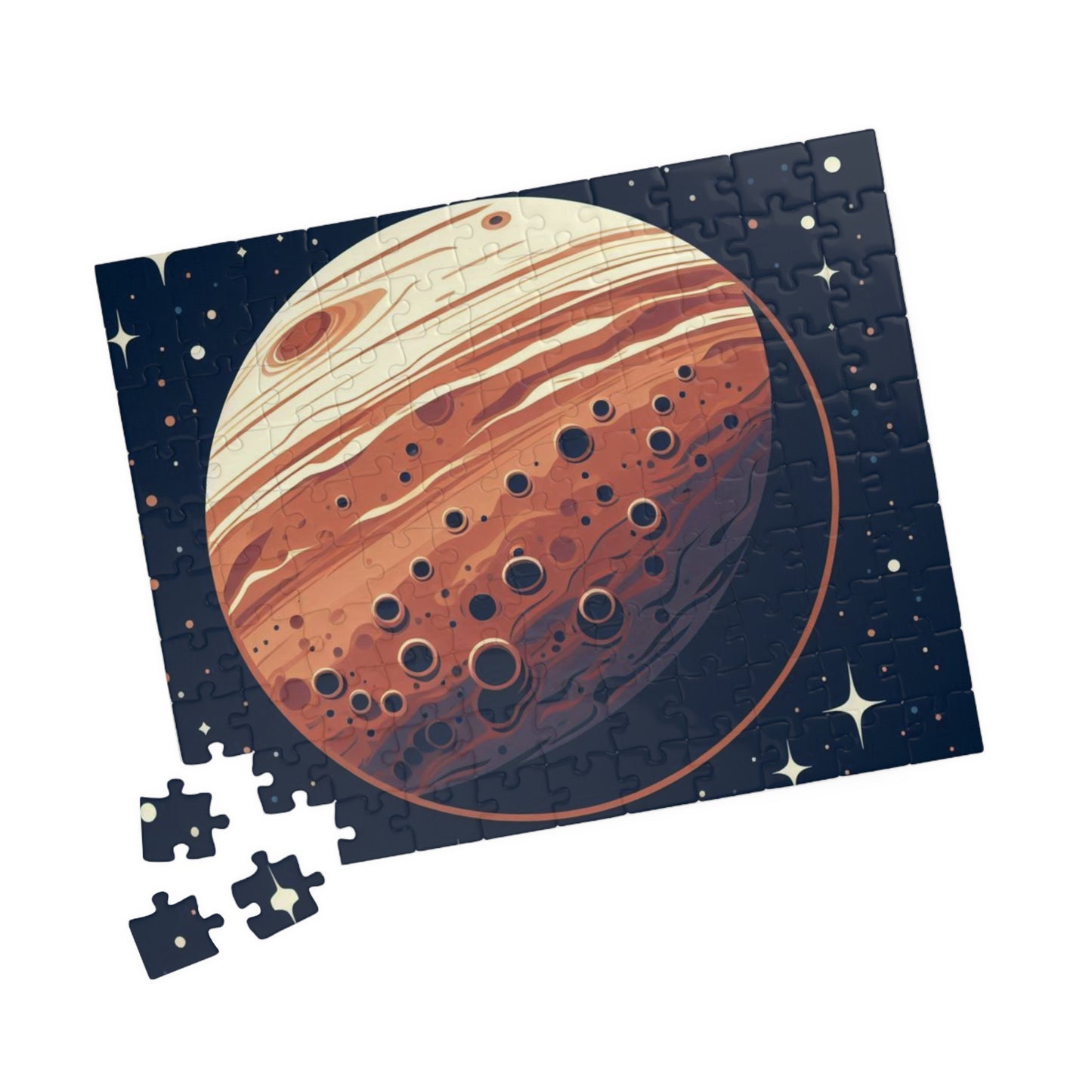 Space Puzzle, Mars Planet Jigsaw Puzzle - 110, 252, 520, 1014-Piece, Celestial Astronomy Game, Galaxy Puzzle Gift, Cosmic Exploration