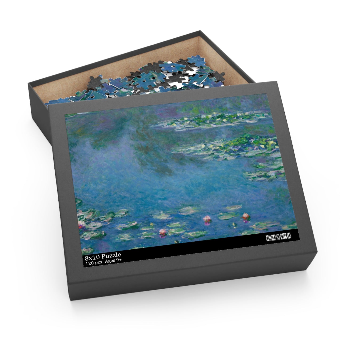 Monet Water Lilies 1906 Puzzle Beautiful Gift for Art Lovers & Relaxing Hobby Puzzle (120, 252, 500-Piece)