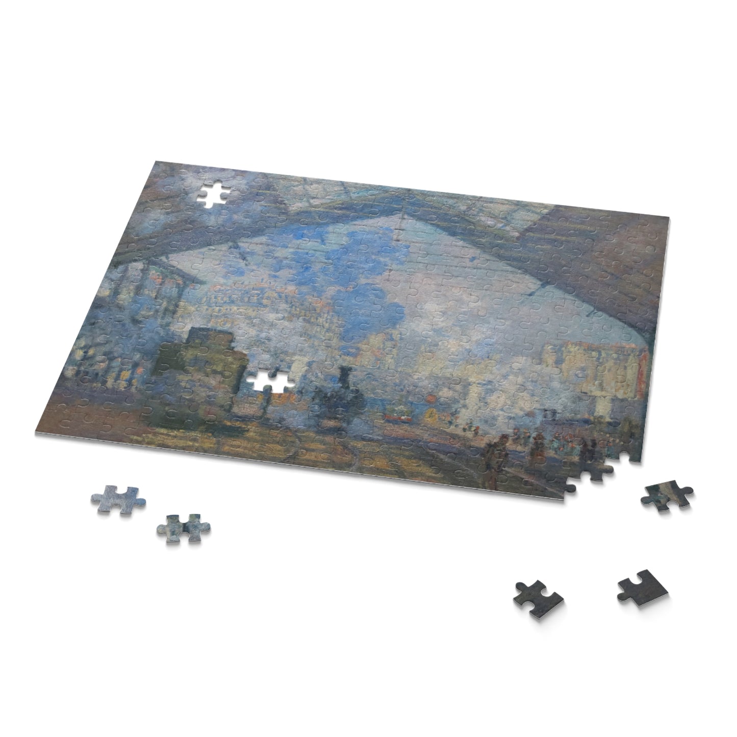 Puzzle, Monet La Gare Saint Lazare Jigsaw Puzzle, Fine Art Puzzle, Impressionist Art Puzzle, Gift for Art Lovers, Home Decor