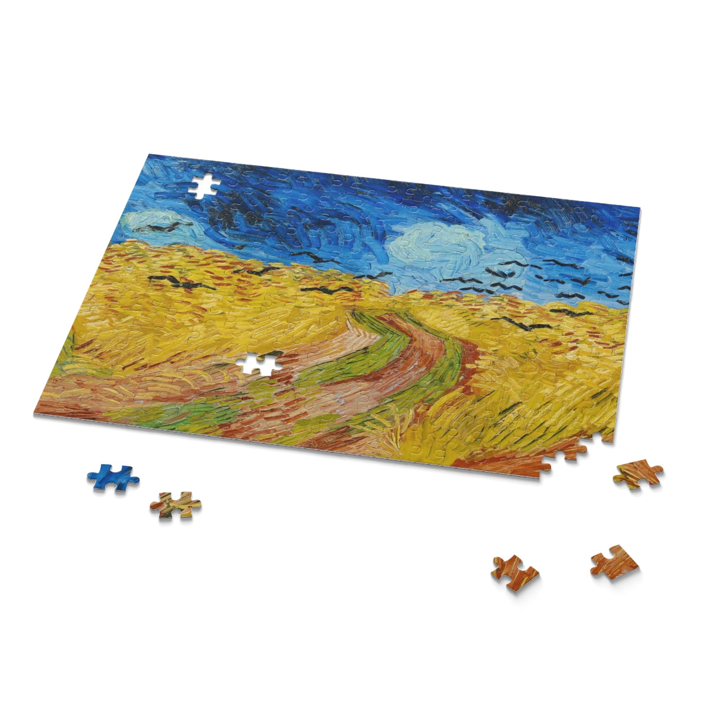 Van Goghs Wheatfield with Crows Puzzle Perfect Gift for Art Enthusiasts Puzzle (120, 252, 500-Piece)