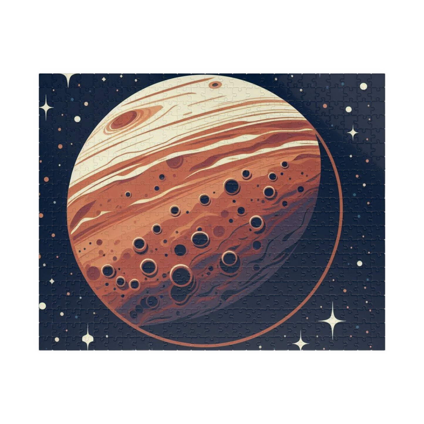 Space Puzzle, Mars Planet Jigsaw Puzzle - 110, 252, 520, 1014-Piece, Celestial Astronomy Game, Galaxy Puzzle Gift, Cosmic Exploration