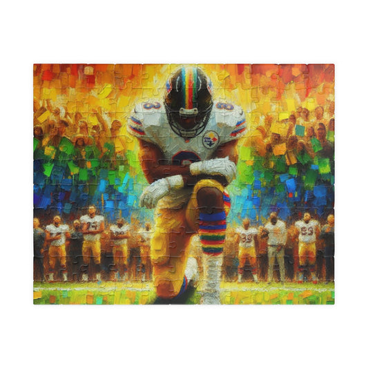 Puzzle, Black Lives Matter Van-Gogh inspired Impressionist Style Football  Puzzle