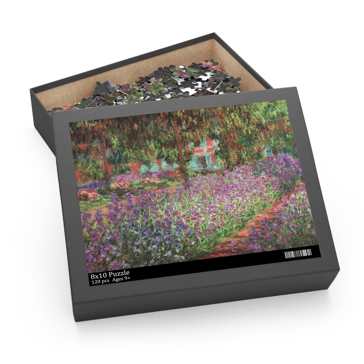 Jigsaw Puzzle, Monet Puzzle The Artist's Garden at Giverny, 120-Piece Puzzle, 252-Piece Puzzle, 500-Piece Puzzle, Puzzle Game, Art Puzzle