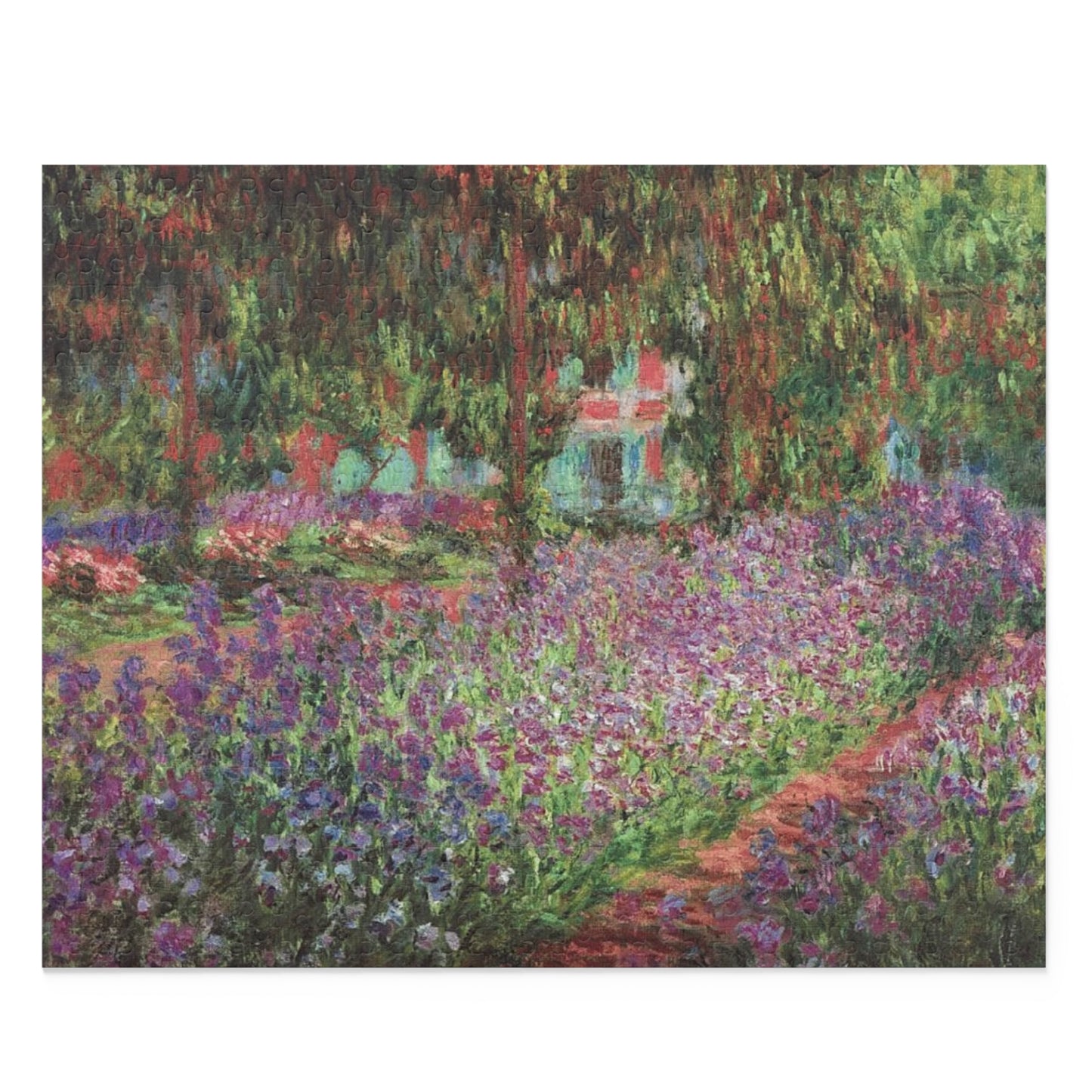 Jigsaw Puzzle, Monet Puzzle The Artist's Garden at Giverny, 120-Piece Puzzle, 252-Piece Puzzle, 500-Piece Puzzle, Puzzle Game, Art Puzzle