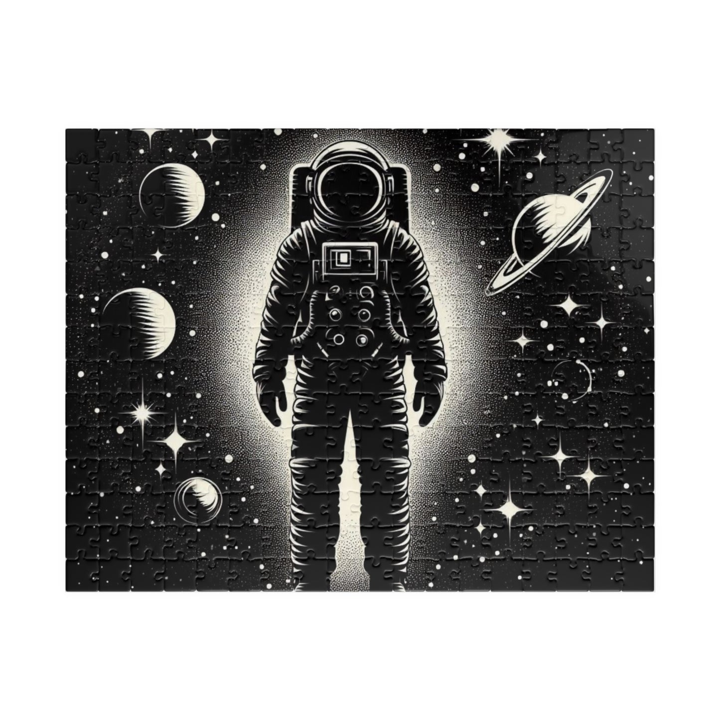 Puzzle - Astronaut in Space with Planets and Stars, 520-Piece Jigsaw, Relaxing Space Puzzle, Fun Family Activity, Educational Toy for Kids