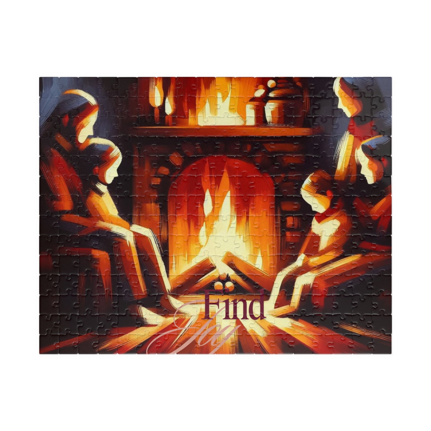 Impressionist Hearth Side Family Bonding Puzzle