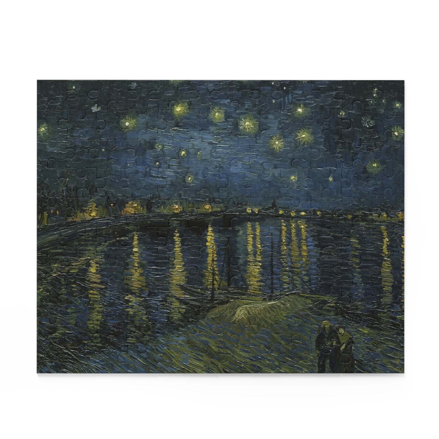 Van Gogh Starry Night Over the Rhône Puzzle Perfect Gift for Art Lovers and Puzzle Enthusiasts Puzzle (120, 252, 500-Piece)