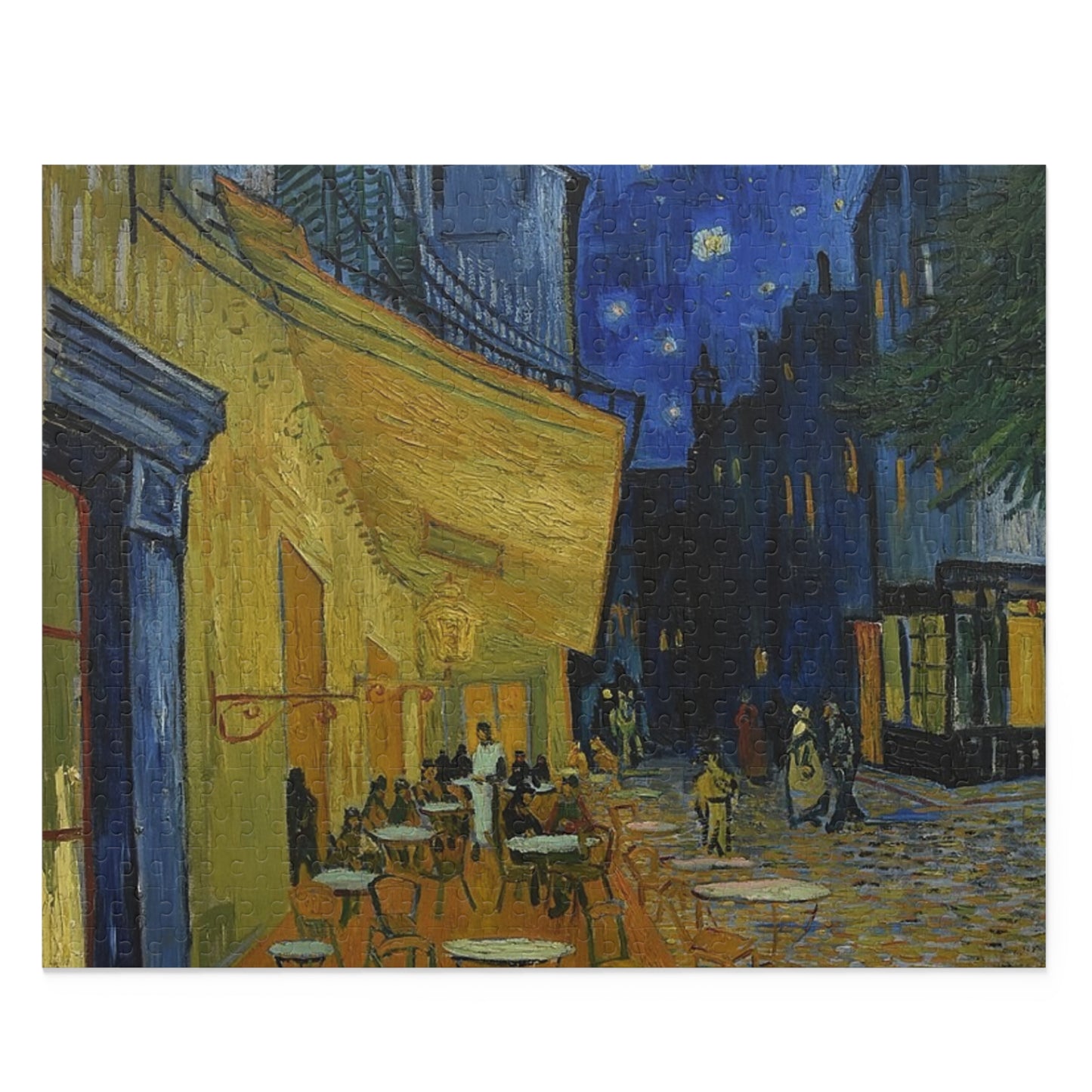 Puzzle, Cafe Terrace at Night Van Gogh Puzzle - 120, 252, 500-Piece Jigsaw, Art Lover Gift, Relaxation Activity, Home Decor, Holiday Present