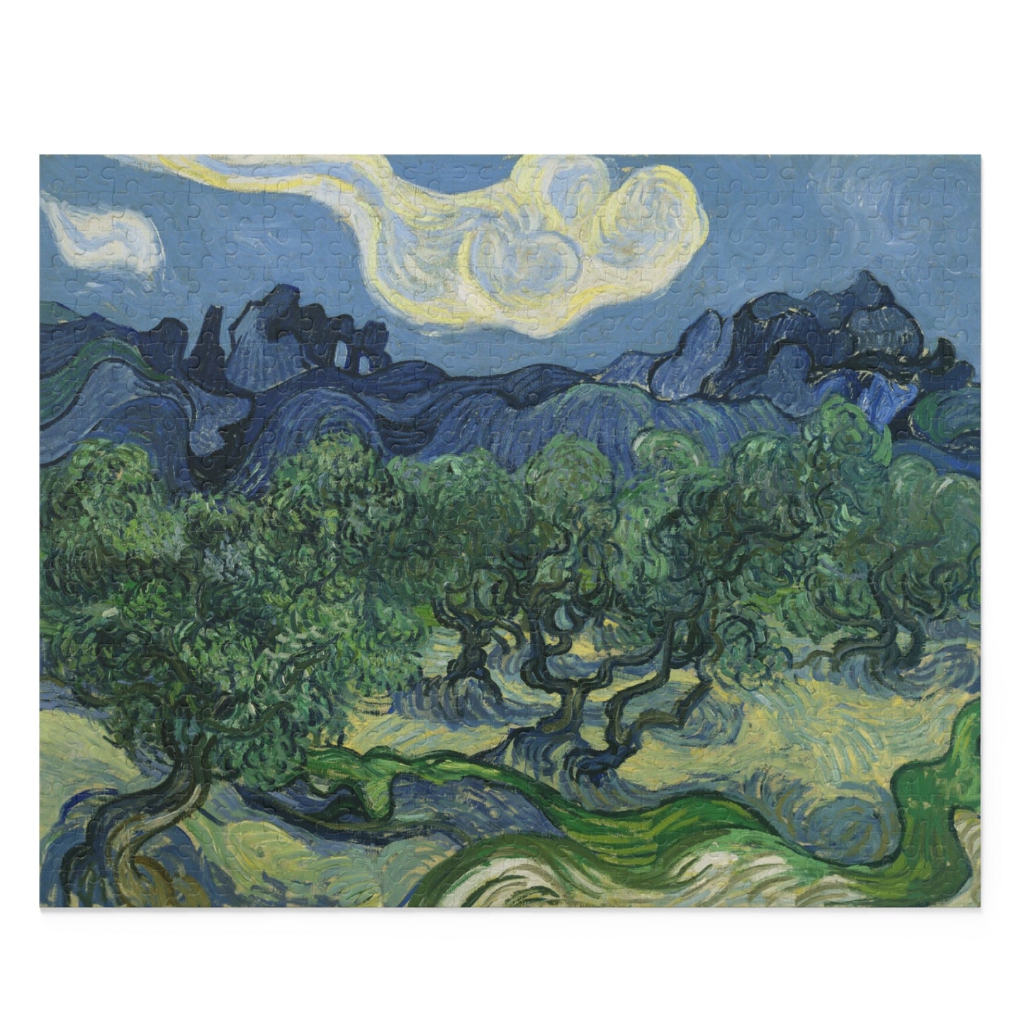 500-Piece Puzzle, The Olive Trees by Van Gogh, Jigsaw Puzzle, Art Puzzle, Stress Relief Activity, Home Decor, Gift Idea