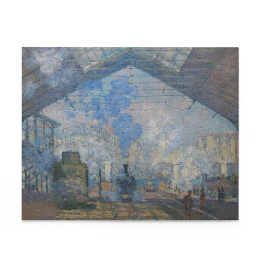 Puzzle, Monet La Gare Saint Lazare Jigsaw Puzzle, Fine Art Puzzle, Impressionist Art Puzzle, Gift for Art Lovers, Home Decor