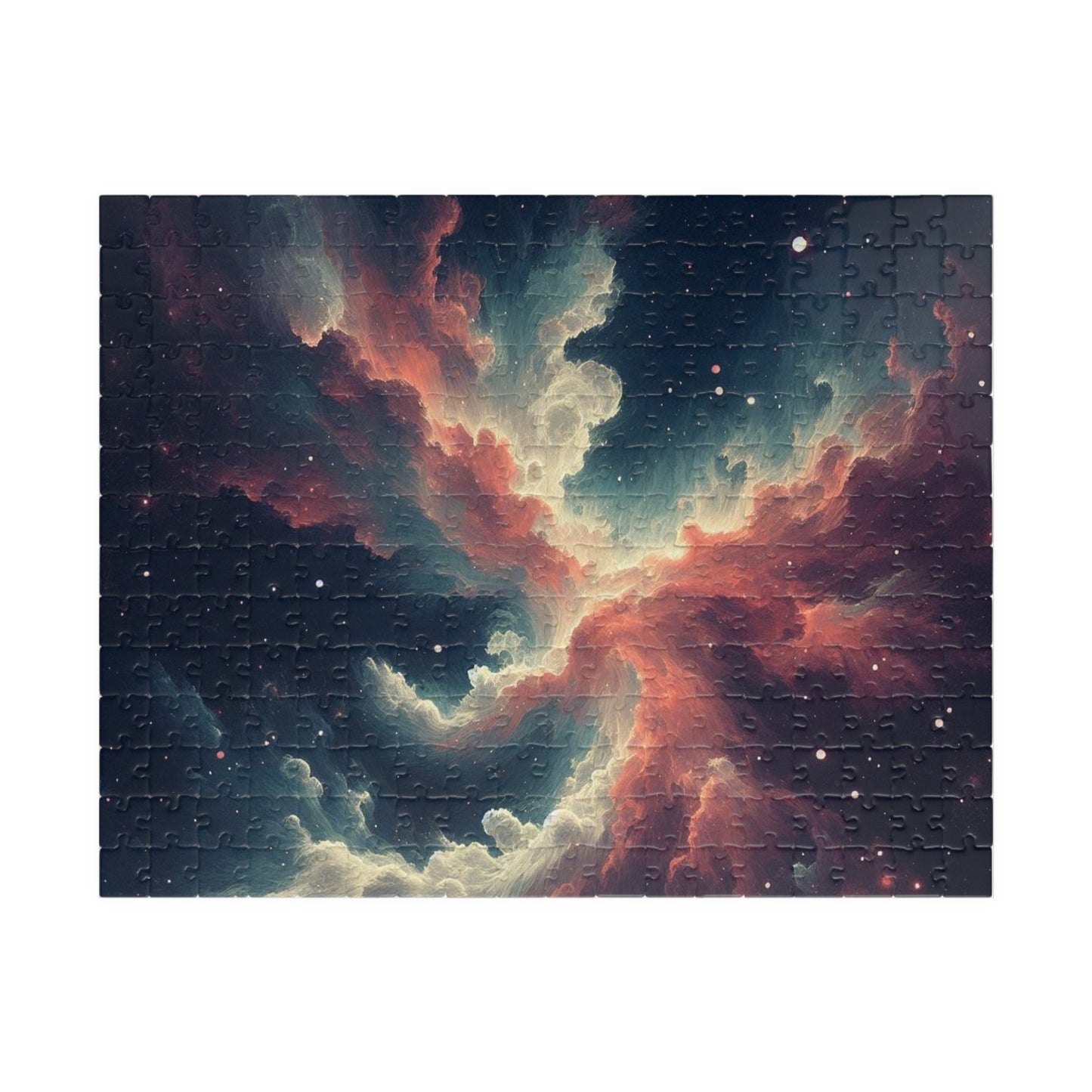 Detailed Minimalist Abstract  Nebula Puzzle Awesome Gift for Space Lovers (110, 252, 520, 1014-piece)