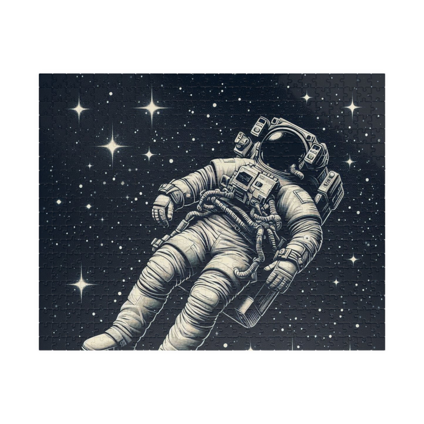 Space Puzzle - Astronaut Floating in Space, Galaxy Jigsaw Puzzle, Outer Space Game, Celestial Puzzle, Astronomical Puzzle for Adults and