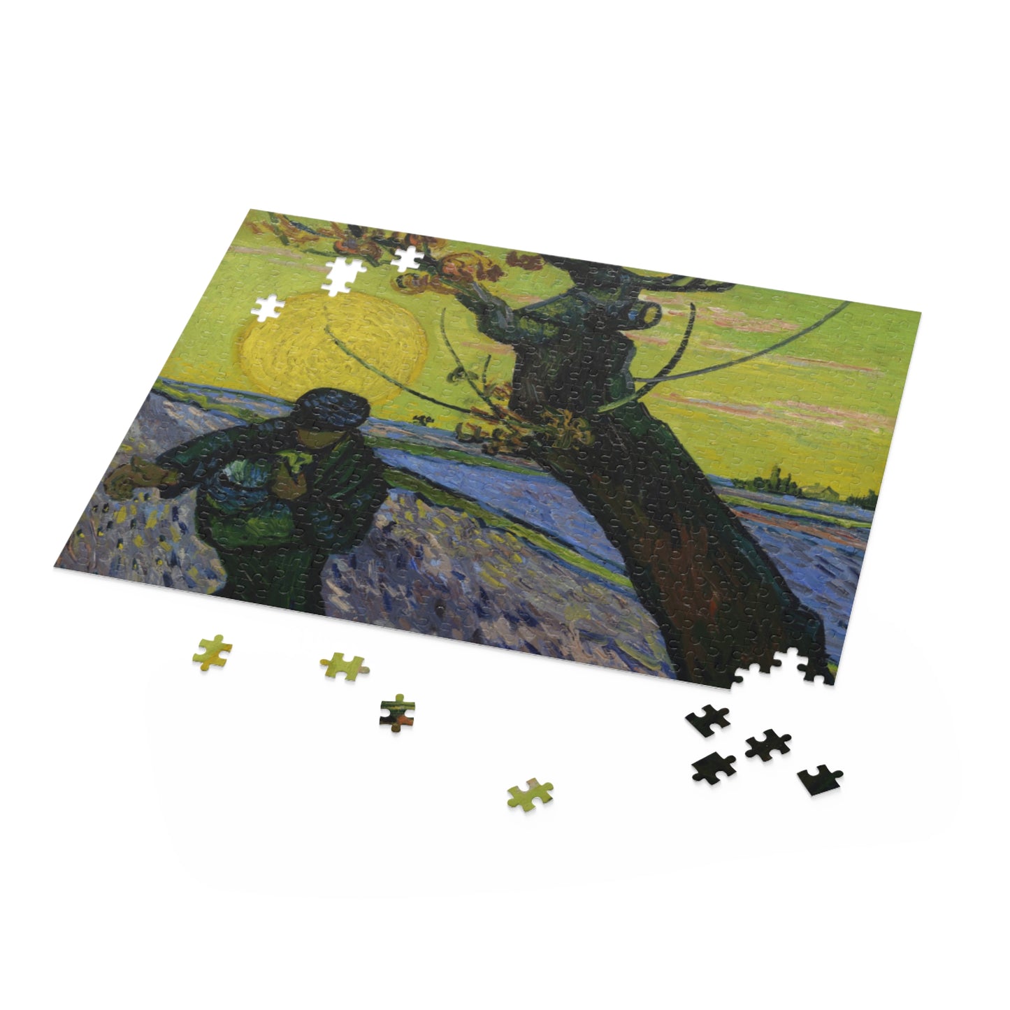 Puzzle, The Sower By Van Gogh Puzzle - 120, 252, 500-Piece Jigsaw, Art Lover