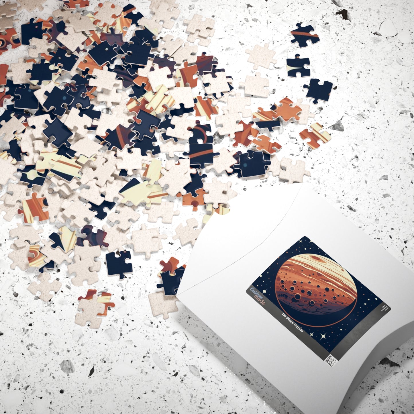 Space Puzzle, Mars Planet Jigsaw Puzzle - 110, 252, 520, 1014-Piece, Celestial Astronomy Game, Galaxy Puzzle Gift, Cosmic Exploration