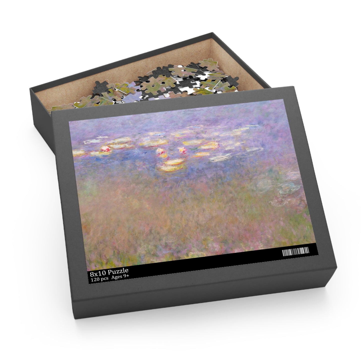 Water Lilies Puzzle Inspired by Monet Agapanthus