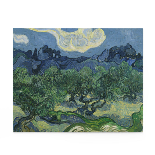 500-Piece Puzzle, The Olive Trees by Van Gogh, Jigsaw Puzzle, Art Puzzle, Stress Relief Activity, Home Decor, Gift Idea