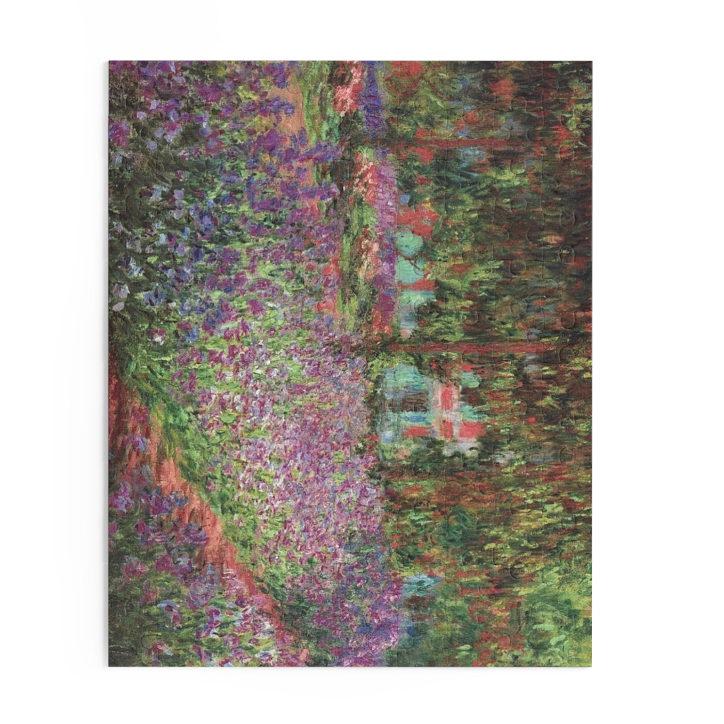 Jigsaw Puzzle, Monet Puzzle The Artist's Garden at Giverny, 120-Piece Puzzle, 252-Piece Puzzle, 500-Piece Puzzle, Puzzle Game, Art Puzzle